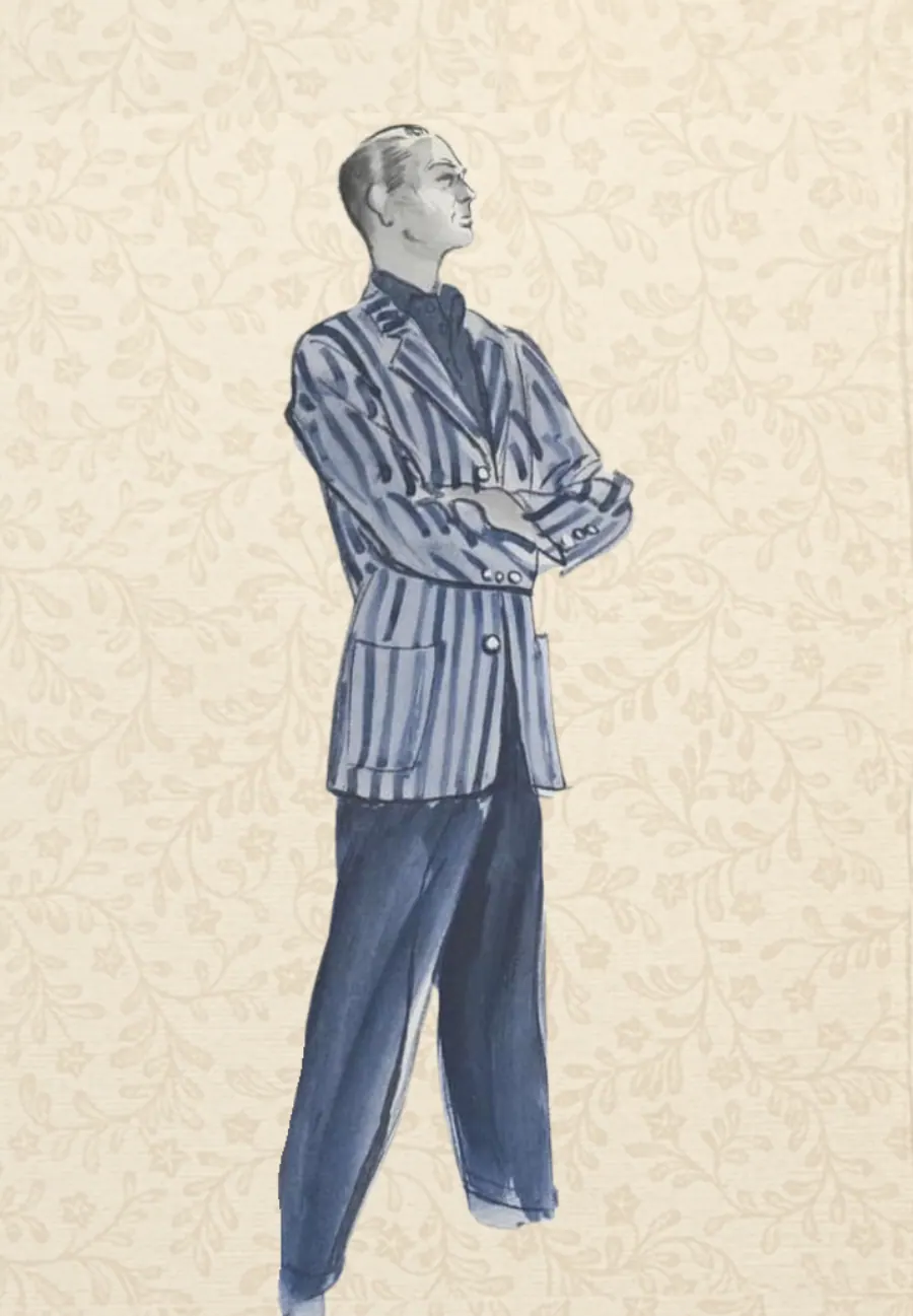 Period illustration of Ronald